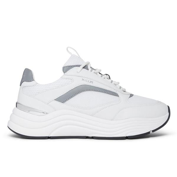 マレット メンズ シューズ スニーカー Mallet Mens Chunky Trainers Reflect White ホワイト