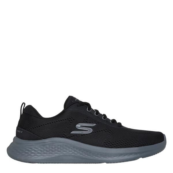 スケッチャーズ メンズ シューズ スニーカー メッシュ レース Skechers Engineered Mesh Lace Up LowTop Trainers Mens BlackCharcoal