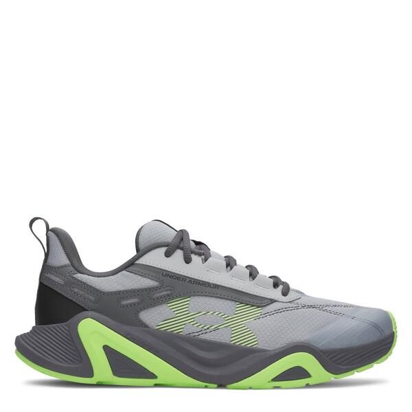 アンダーアーマー メンズ シューズ スニーカー Under Armour UA Charged CommitR 5 GreyLime グレー