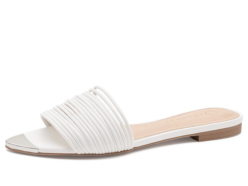 ジュルネ コレクション レディース シューズ ヒール Journee Collection Feather White ホワイト