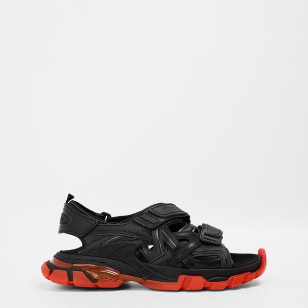 バレンシアガ メンズ シューズ サンダル Balenciaga Track Sandals BlackRed ブラック
