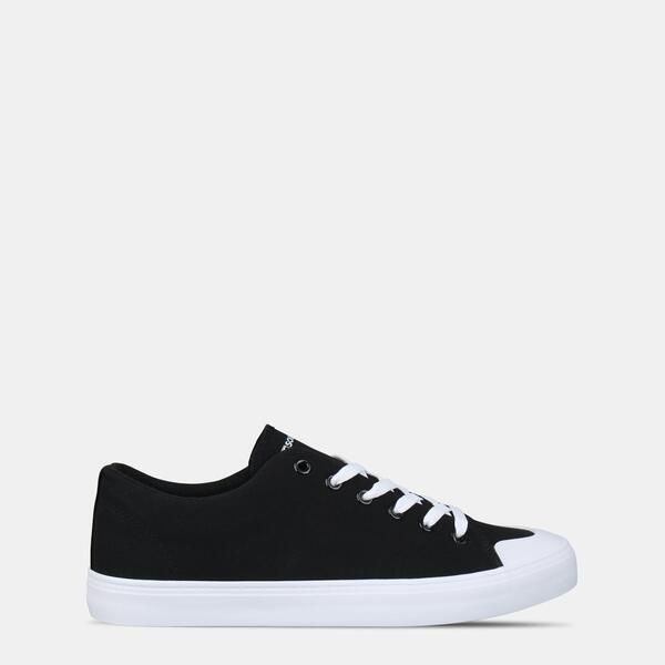 ソウルカル メンズ シューズ スニーカー SoulCal Canvas Pump Mens BlackWhite ホワイト