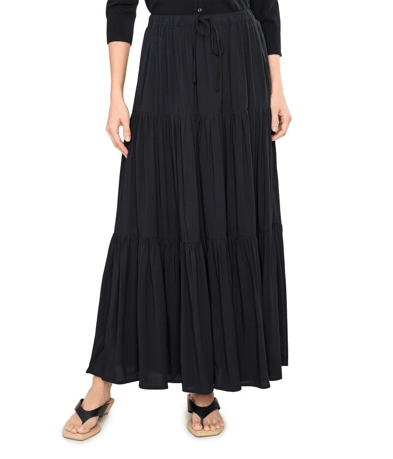 スプレンディット レディース ボトムスカート Splendid Melanie Skirt Black ブラック