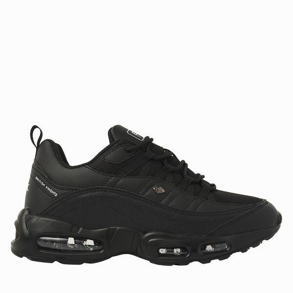 ブリティッシュナイツ メンズ シューズ スニーカー British Knights Mens RISE Trainers Black ブラック