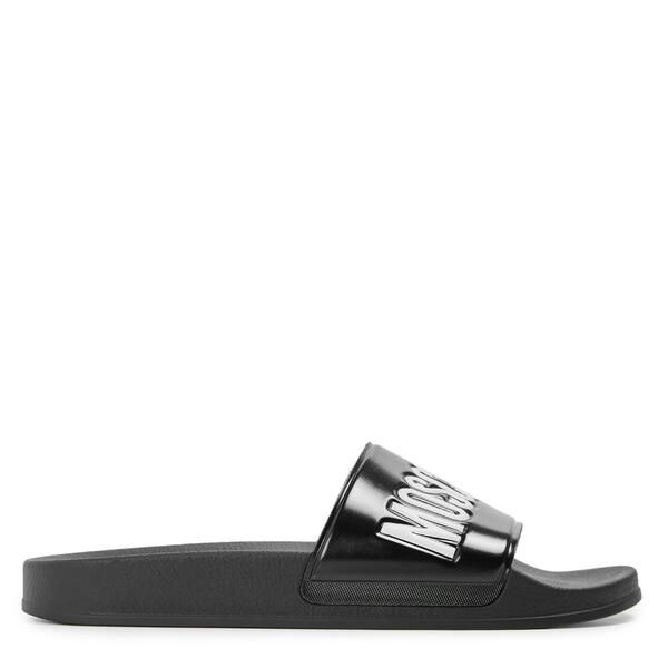 モスキーノ メンズ シューズ サンダル Moschino Menslider Slippers Black ブラック