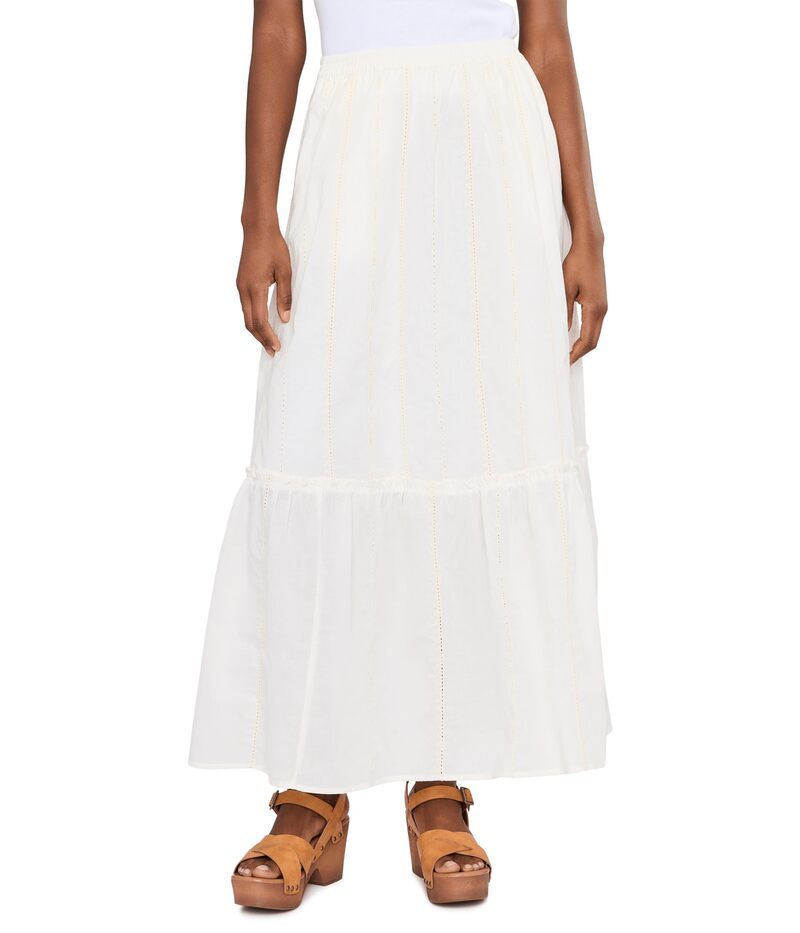 リヴァプール ロサンゼルス レディース ボトムスカート ティアード マキシ Liverpoolos Angeles Tiered Woven Pullon Lined Maxi Skirt Cream