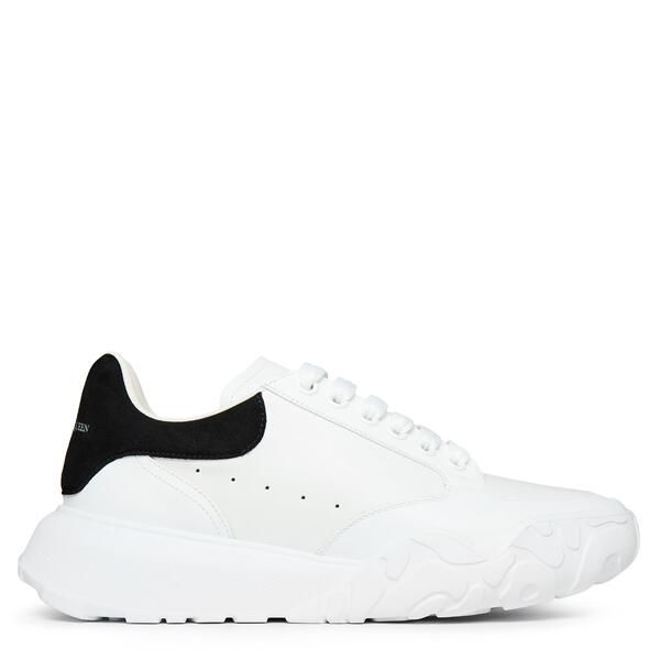 アレキサンダー・マックイーン レディース シューズ スニーカー Alexander McQueen Oversized Courtrainers WhiteBlk 9061 ホワイト