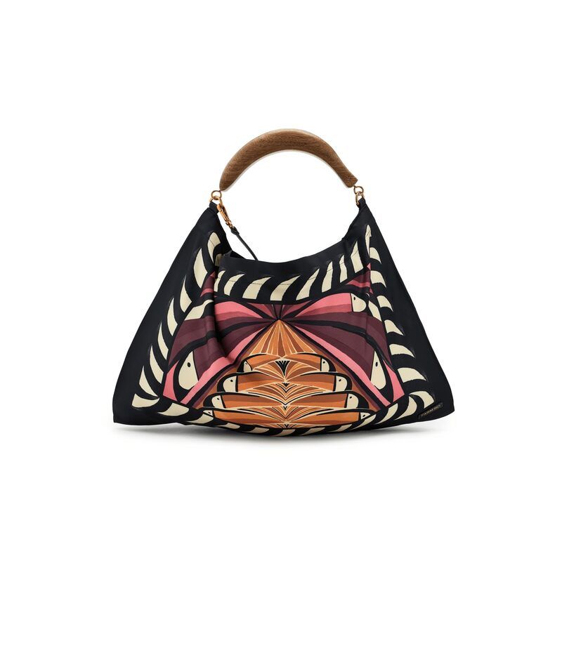 ファーム レディース バッグ サテン Farm Rio Satin Scarf Bag Small Toucan Tree Far