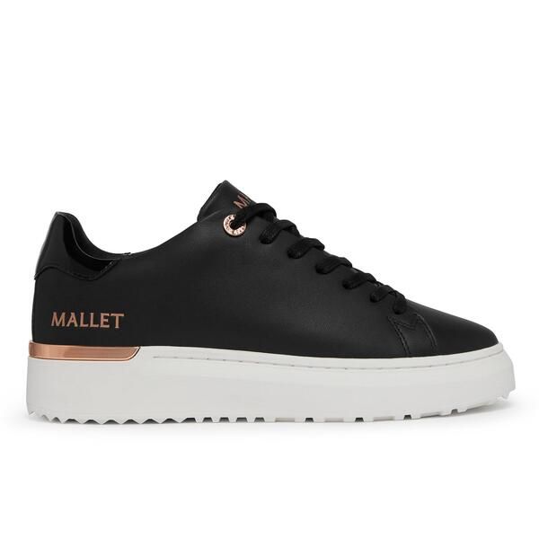 マレット レディース シューズ スニーカー Mallet Womens GRFTR Lite LowTop Trainers Black Rose Gold ブラック