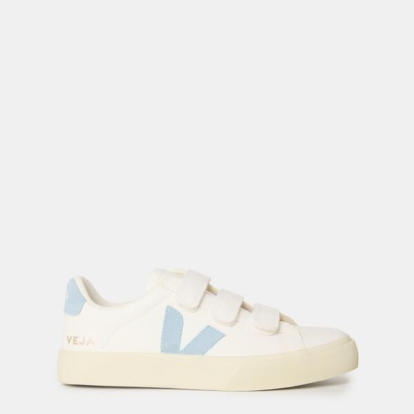 ヴェジャ レディース シューズ スニーカー レザー Veja Womens Recife Leather Velcro Courtrainers WhiteSteel ホワイト