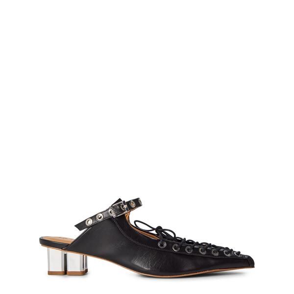 ガニー レディース シューズ サンダル レース Ganni Lace Mules Black ブラック