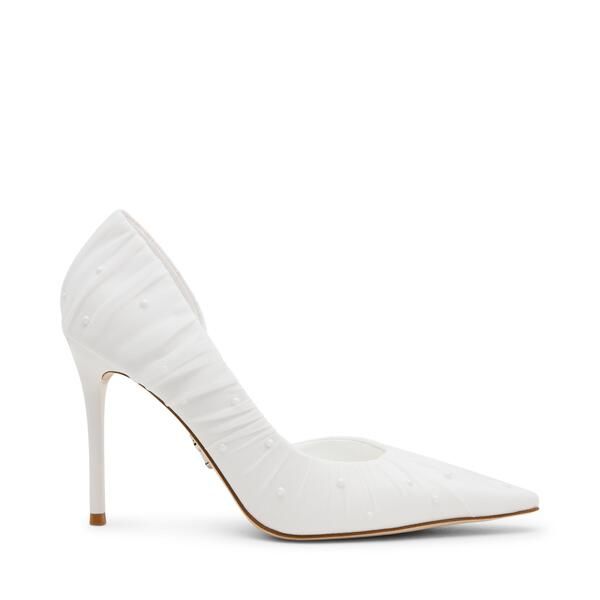 スティーブ マデン レディース シューズ パンプス Steve Madden Womenstiletto Court Shoes Ivory Satin アイボリー
