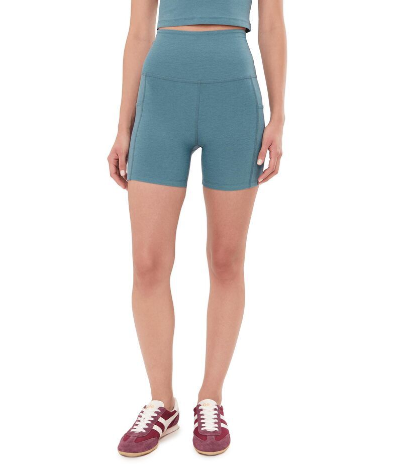 ビヨンドヨガ レディース ボトムス ハーフパンツ・ショーツ ショートパンツ Beyond Yoga Spacedye Keepace 5 Pocket Shortstorm Heather ヘザー