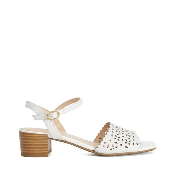 デューンロンドン レディース シューズ パンプス Dune London Womens Josephina Block Court Shoes White ホワイト