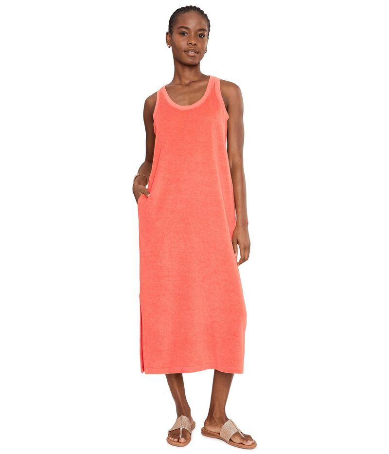 トッミーバハマ レディース トップス ワンピース ミディ パイル Tommy Bahama Suncoast Loop Terry Midi Dress Embered レッド