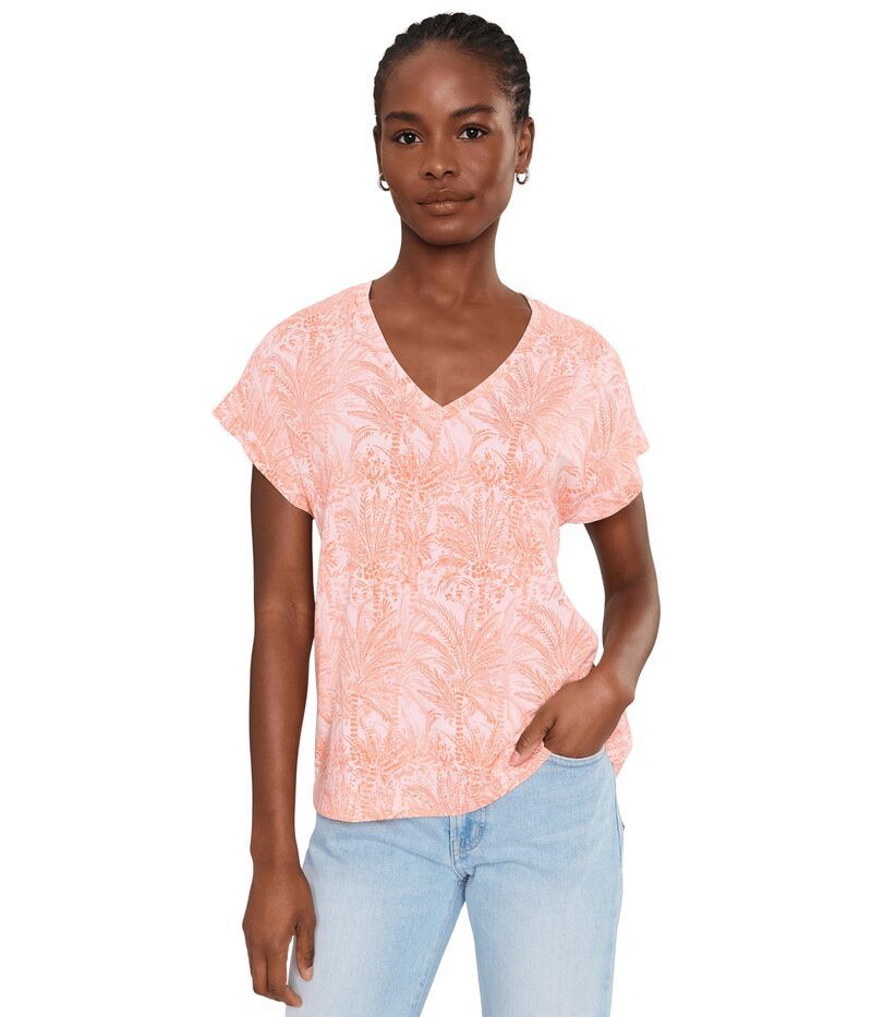トッミーバハマ レディース トップス シャツ Tommy Bahama Kauai Palm Bay Tee Crystal Rose