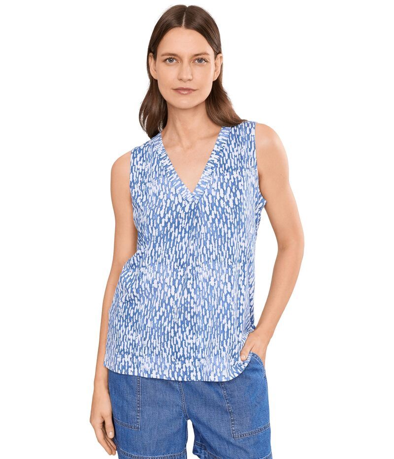 トッミーバハマ レディース トップス シャツ Tommy Bahama Kauai Glimmer Bay Tank Port Side Blue ブルー
