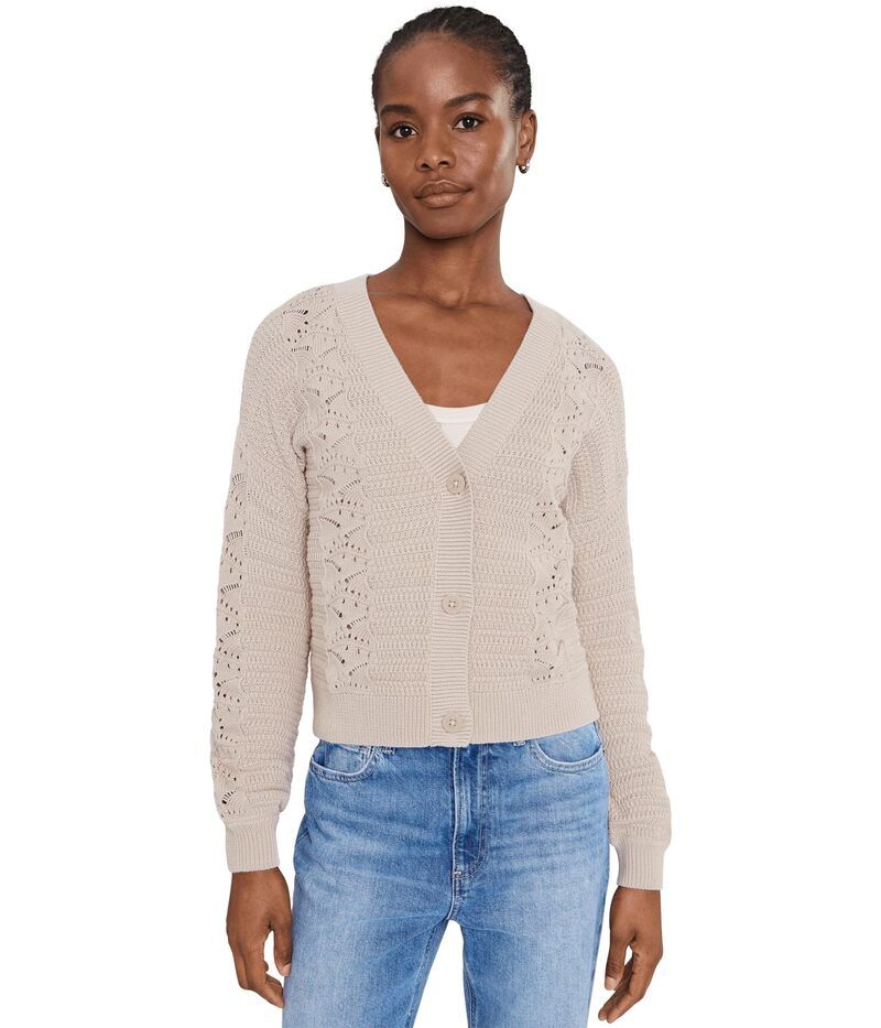スプレンディット レディース アウター ニット・セーター カーディガン Splendid Bridget Cardigan Light Fawn