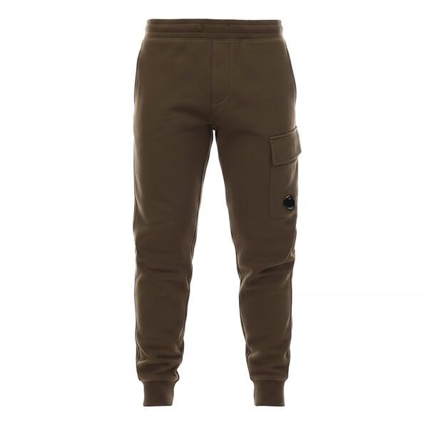 シーピーカンパニー メンズ ボトムス カジュアルパンツ スウェットパンツ フリース CP Company Diagonal Raised Fleece Cargo Sweatpants Khaki カ