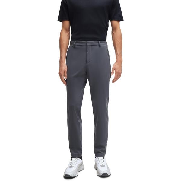 ボス メンズ ボトムス カジュアルパンツ スリムフィット Boss Mens PGeniuslim Fitrousers Med Grey グレー