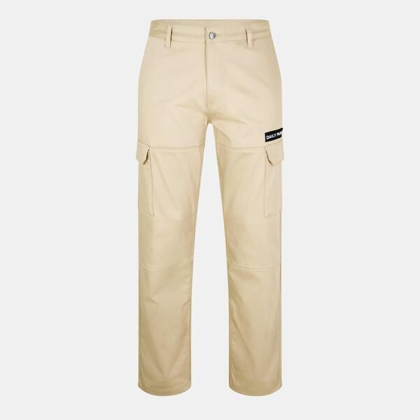 デイリーペーパー メンズ ボトムス カジュアルパンツ リラックスフィット Daily Paper Mens Relaxed Fit Cargo Trousers Twill Beige ベージュ