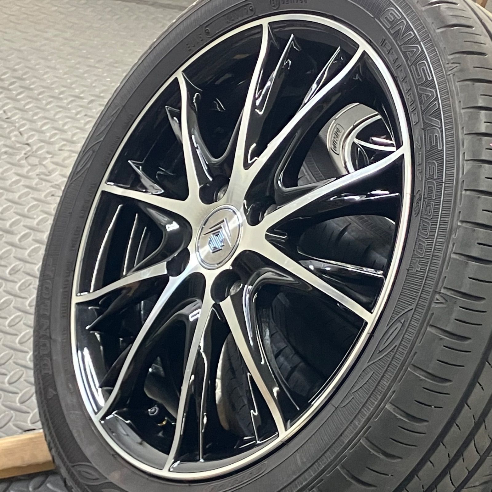 19年製 165/55R15 ダンロップ エナセーブEC300+ 共豊 シュタイナー NEX
