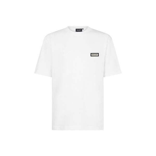 マレット メンズ トップス Tシャツ Mallet Mens Plaque TShirt White Organic ホワイト