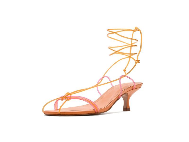ファーム レディース シューズ ヒール Farm Rio Spaghetti Jelly Kitten HeelsquashHot Pink ピンク