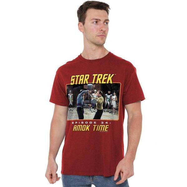 スター・トレック メンズ トップス シャツ Star Trek St Original Amok Time T Shirt Cardinal Red レッド