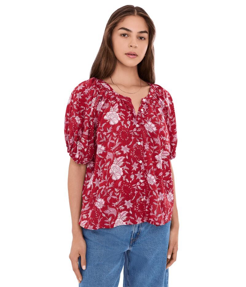 ファレティ レディース トップス シャツ Faherty Voilettie Top Garden Whispers