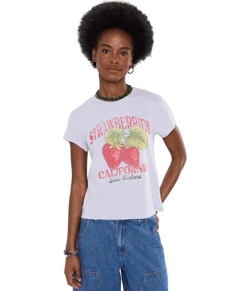 フリーピープル レディース トップス シャツ グラフィック Free People Nova Tee Graphic Strawberry Comb