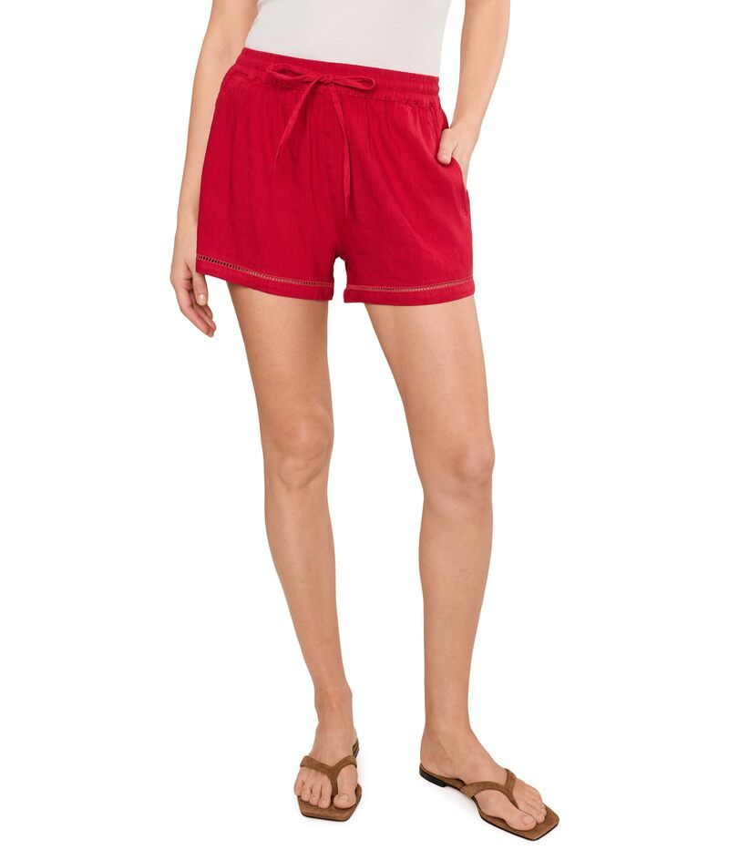 カットフロムザクロス レディース ボトムス ハーフパンツ・ショーツ ショートパンツ リネン Kut From The Kloth Aria Linen Tie Front Shorts Tomato