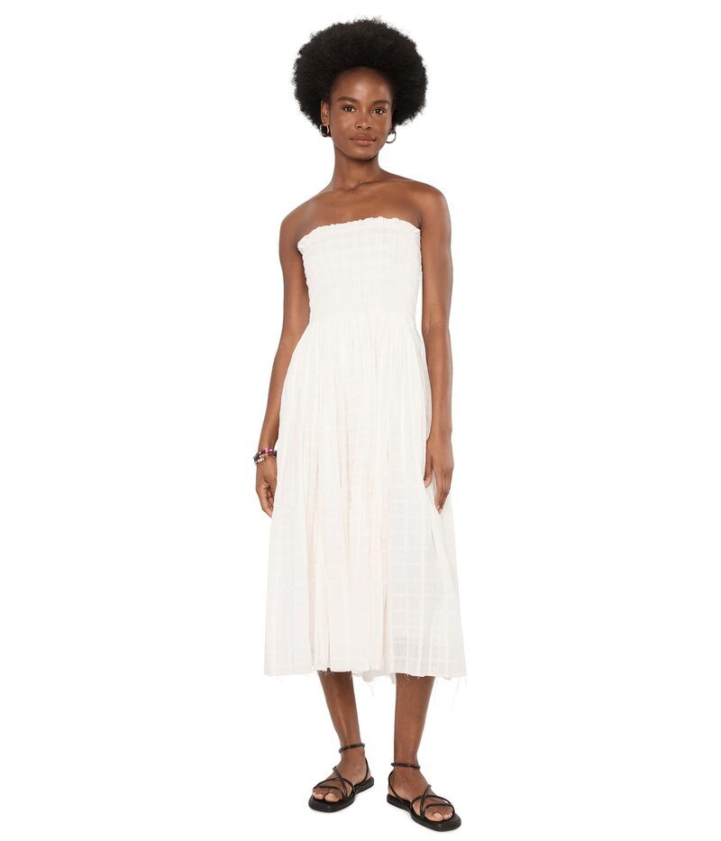 フリーピープル レディース ボトムスカート マキシ Free People Raven Solid Convertible Maxi Skirt Ivory アイボリー