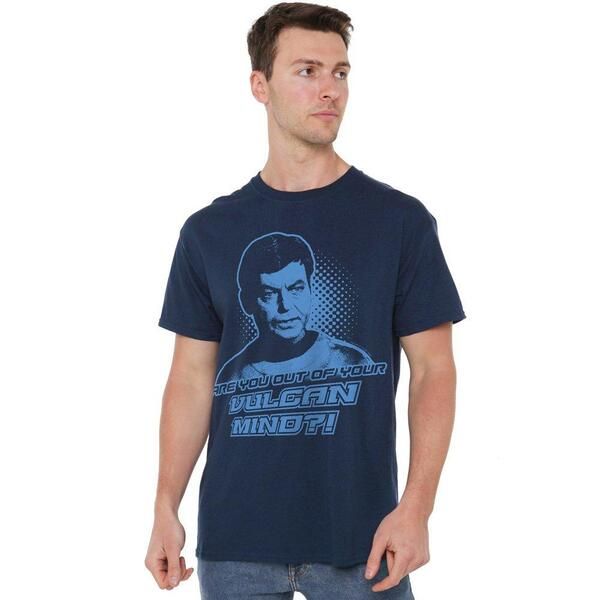 スター・トレック メンズ トップス シャツ Star Trek St Original Vulcan Mind T Shirt Navy ネイビー