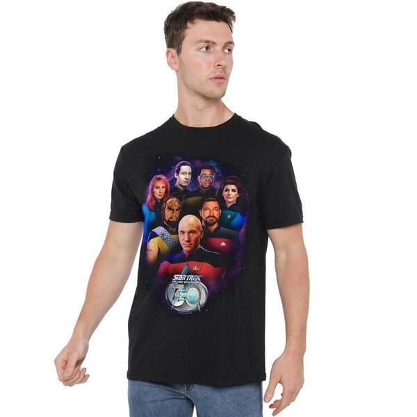 スター・トレック メンズ トップス シャツ Star Trek Star Trek Crew 30 T Shirt Black ブラック