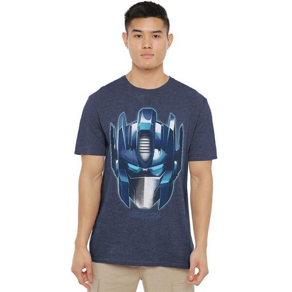 ハズブロ メンズ トップス シャツ Hasbro Optimus Large Face T Shirt Navy ネイビー