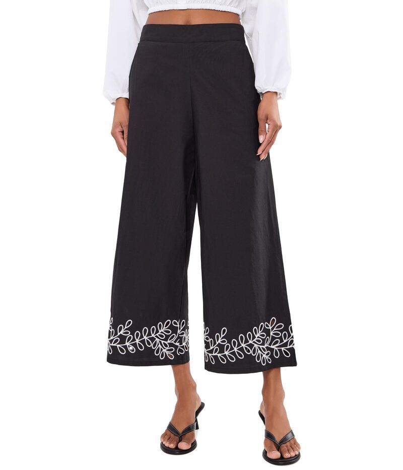 ヴィンスカムート レディース ボトムス カジュアルパンツ Vince Camuto Tie Waist Pants Rich Black ブラック