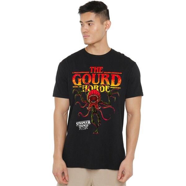ストレンジャーシングス メンズ トップス シャツ Stranger Thingstranger Things Tales From 85 Gourd Horde T Shirt Black ブラック
