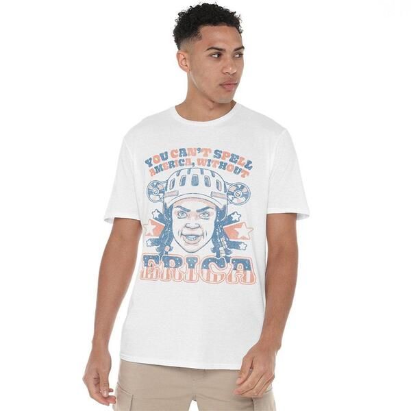 ストレンジャーシングス メンズ トップス シャツ Stranger Thingstranger Things Ericamerica T Shirt White ホワイト