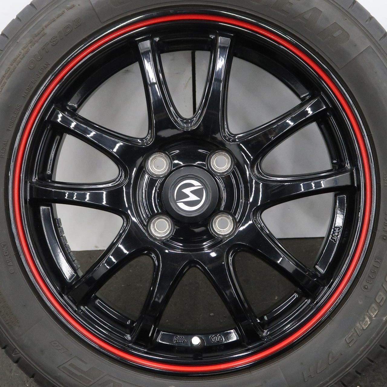 ソリオ デリカミニ ハスラー D2 等に 4本 S-HOLD 15インチ ホイール 