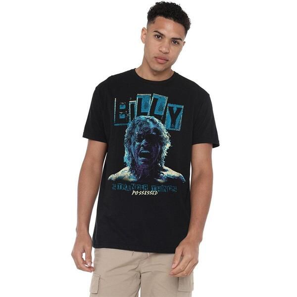 ストレンジャーシングス メンズ トップス シャツ Stranger Thingstranger Things Billy Possessed T Shirt Black ブラック