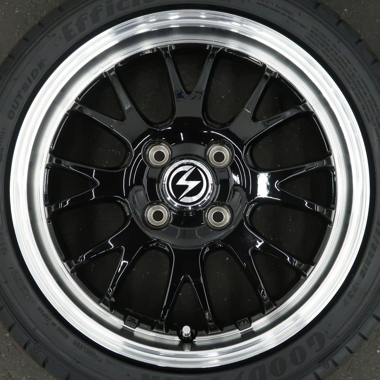 S-HOLD 4H +45 4.5J 155⁄55R14 タイヤ 未使用タイヤ4本 15インチ 