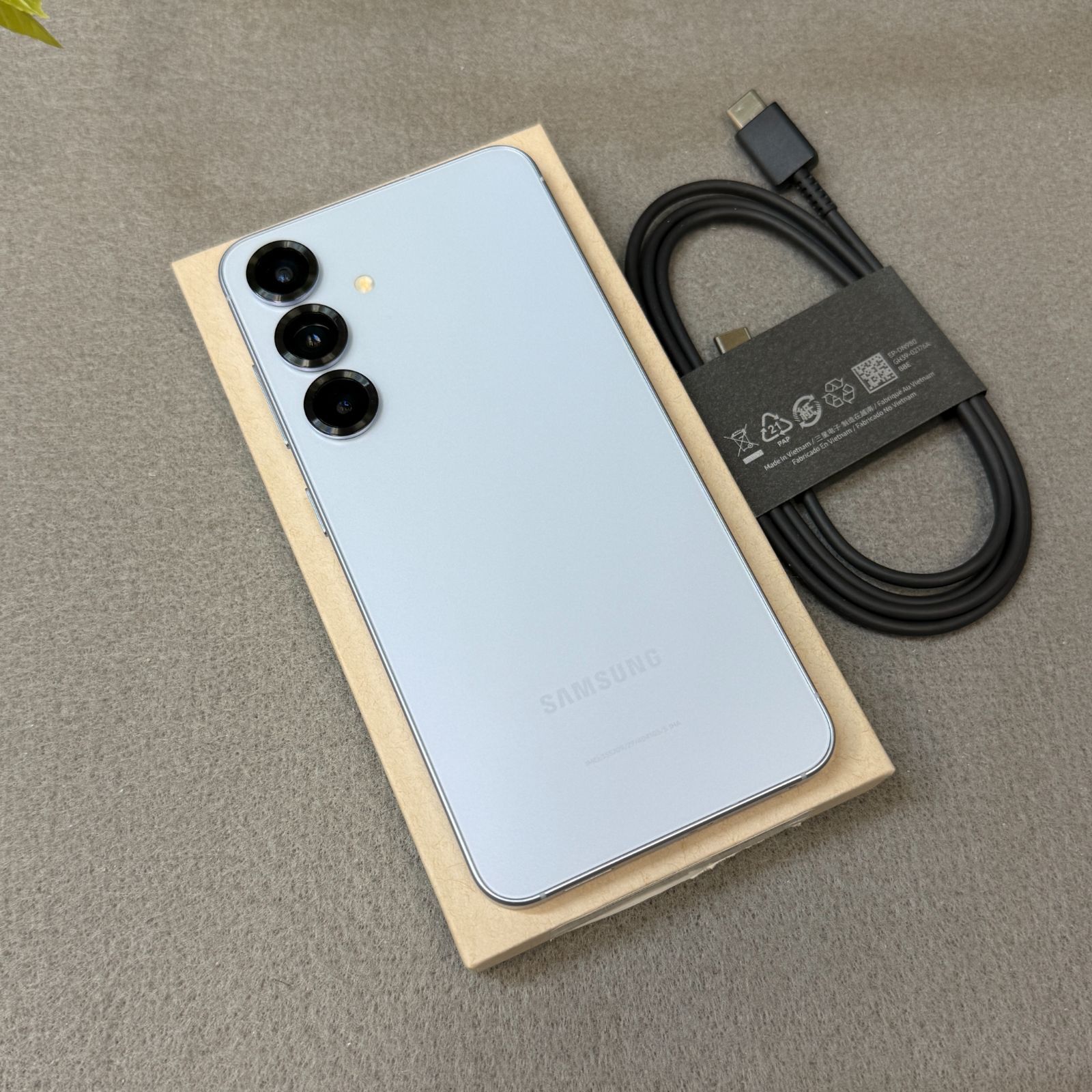美品 Galaxy S25 256GB ブルー 国内版 SIMフリー 送料無料