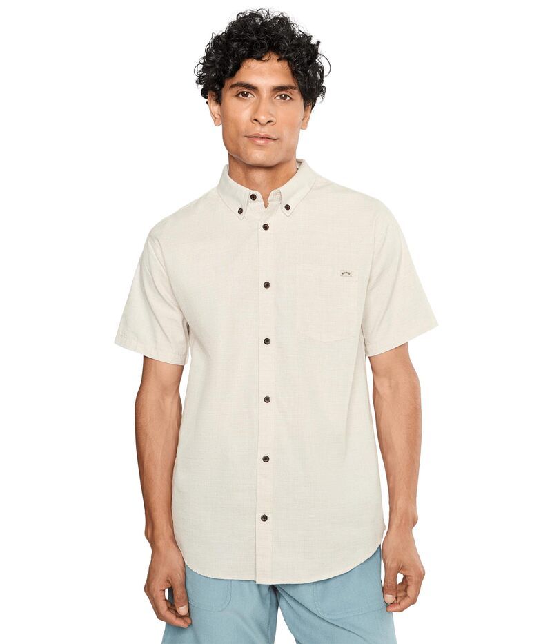 ビラボン メンズ トップス シャツ Billabong All Day Short Sleeve Khaki カーキ