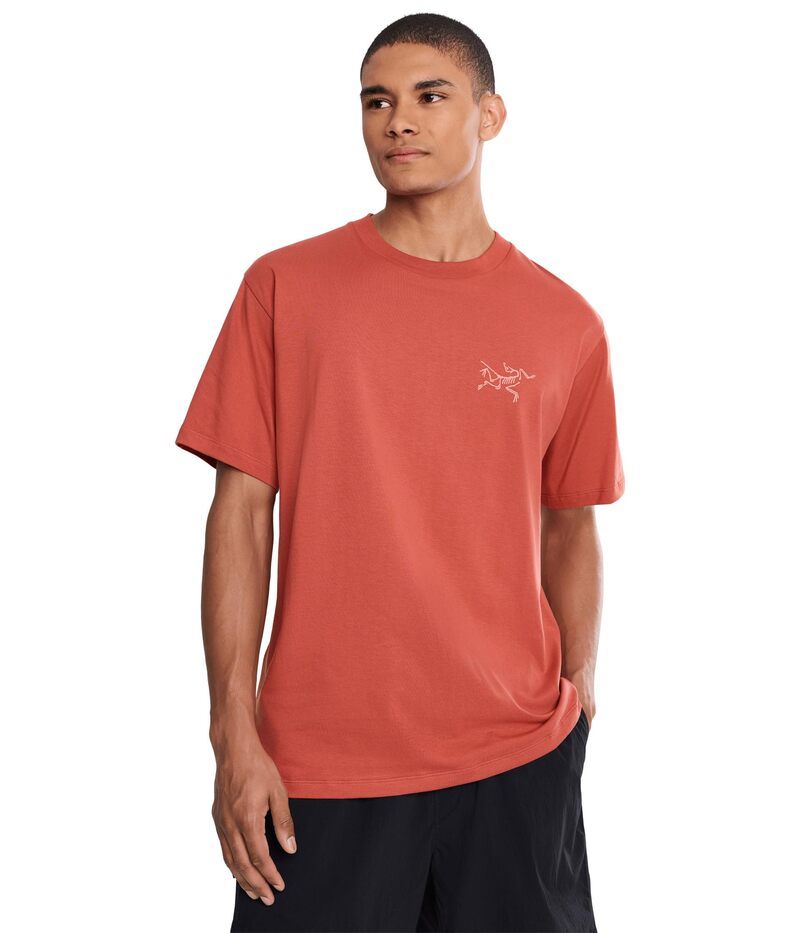 アークテリクス メンズ トップス シャツ コットン Arcteryx Kragg Sl Cotton Short Sleeve Shirt Stone Red レッド