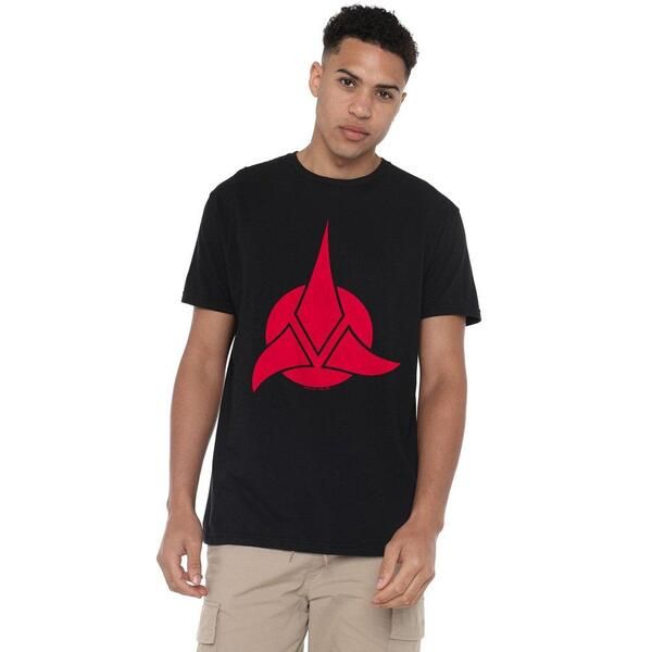 スター・トレック メンズ トップス シャツ ロゴ Star Trek Star Treklingon Logo T Shirt Black ブラック 9,235円