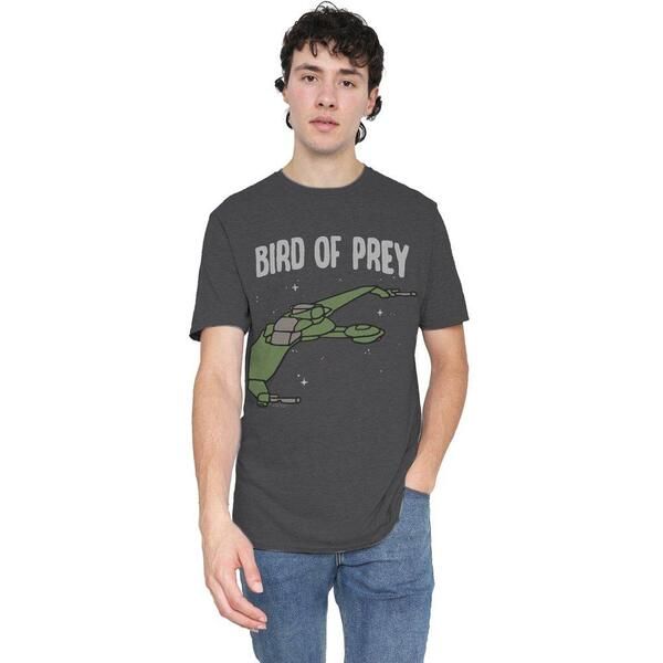 スター・トレック メンズ トップス Tシャツ Star Trek Star Trek The Bird Of WarUk HeatherCharcoal チャコール