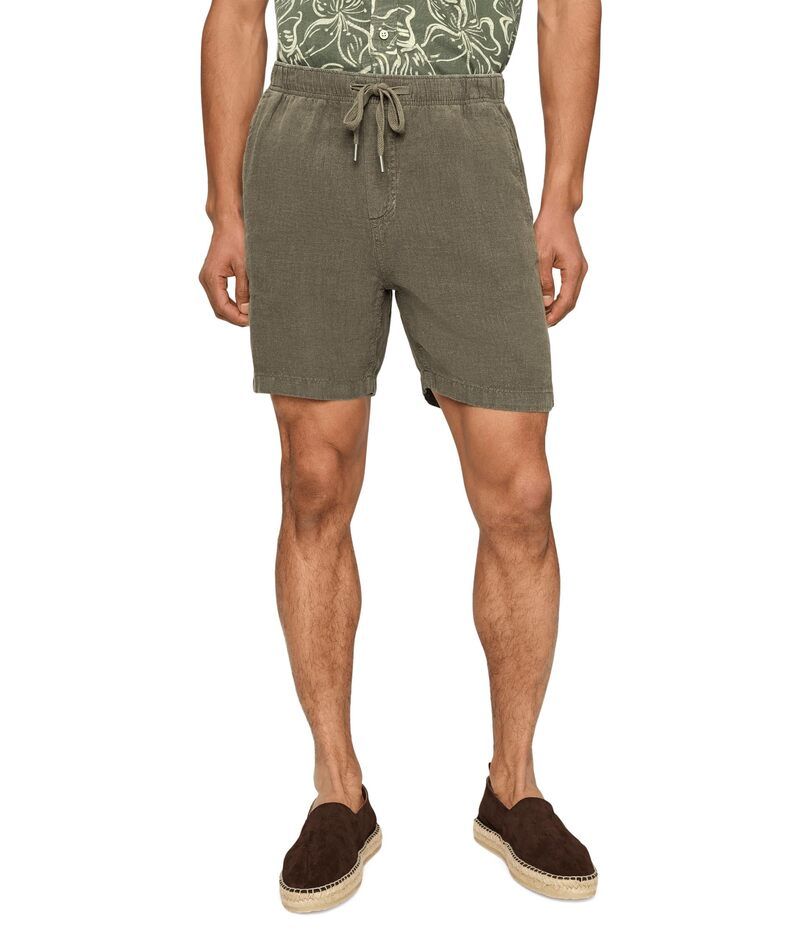ファレティ メンズ ボトムス ハーフパンツ・ショーツ ショートパンツ リネン Faherty Essentialinen Shorts Dark Palm