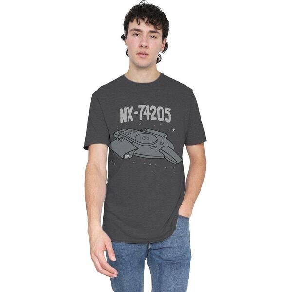 スター・トレック メンズ トップス Tシャツ Star Trek Star Trek The DefiantUk HeatherCharcoal チャコール