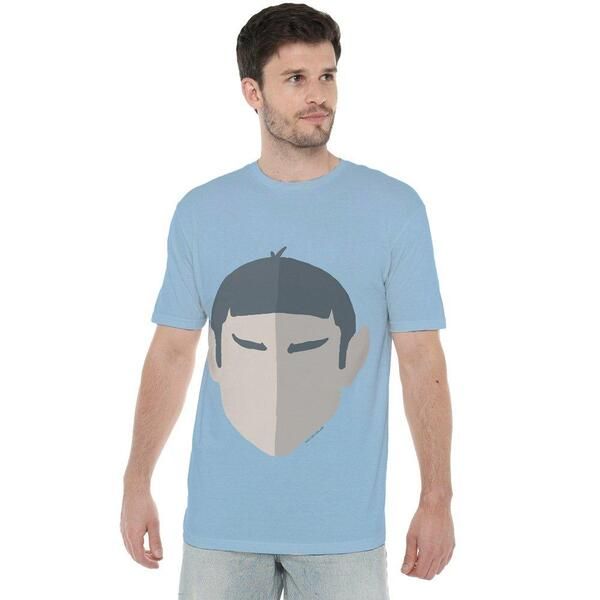 スター・トレック メンズ トップス シャツ Star Trek Star Trek The Vulcan Unisex Adult Shirt Light B Light Blue ブルー